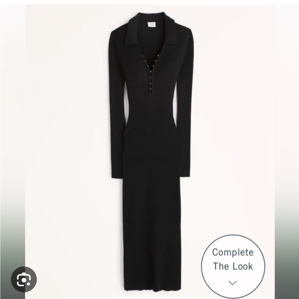 Abercrombie midi hook and eye dress